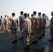 22nd MEU intelligence Marines become non-commissioned officers