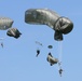 US Army paratroopers with the 173rd Airborne Brigade execute emergency procedures in response to a T-11 parachute system malfunction