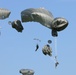 US Army paratroopers with the 173rd Airborne Brigade execute emergency procedures in response to a T-11 parachute system malfunction