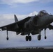 AV-8B Harrier hover exercise