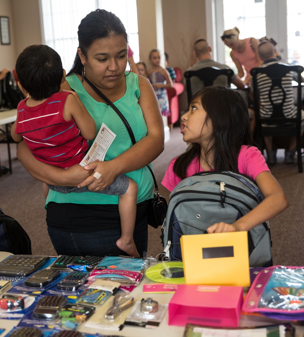 Photo Gallery: Parris Island families get helping hand with school supplies