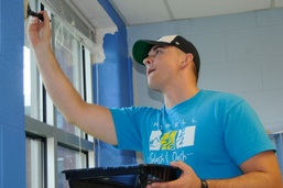 NMCB 133 Seabees volunteer to help school