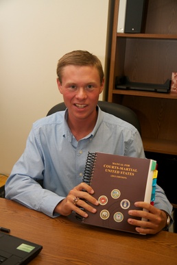 Aspiring litigator learns military law with the Cav
