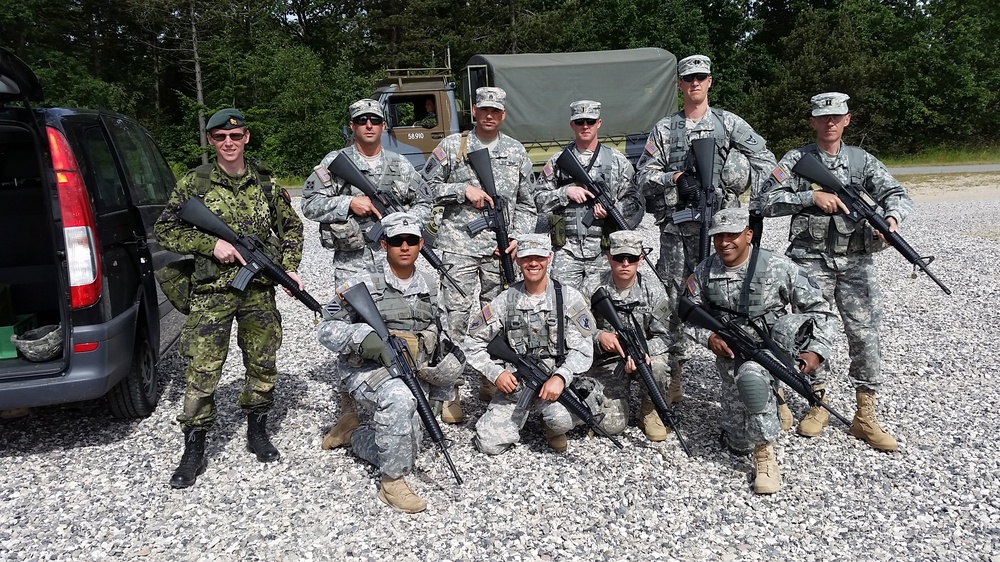 Soldiers with the Military Reserve Exchange Program visit Denmark, train with Danish Home Guard