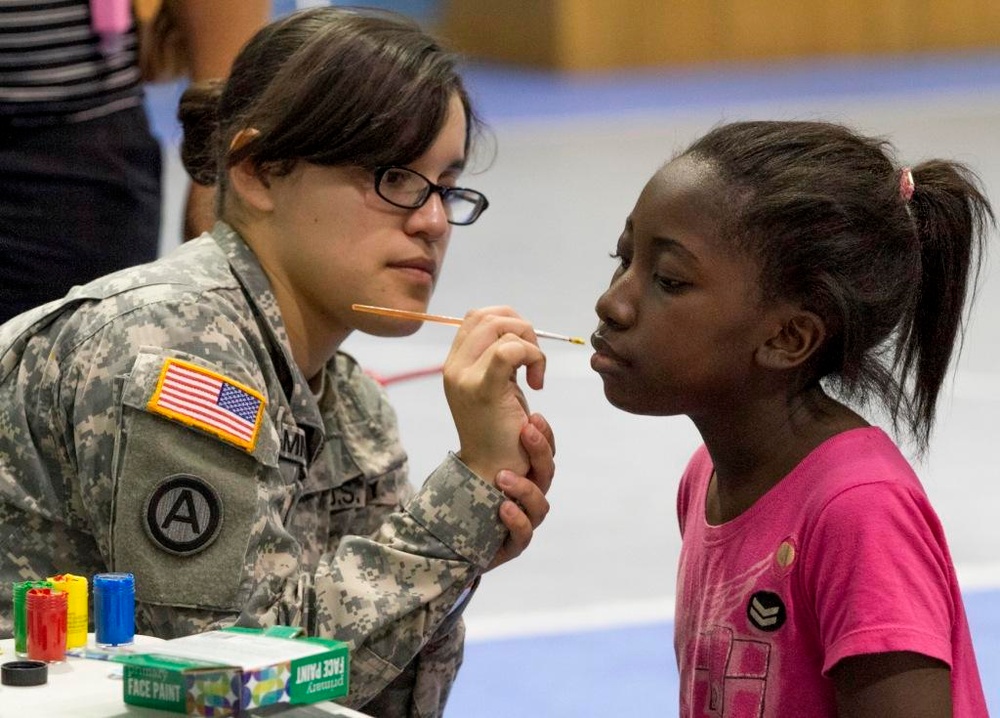 US Army Central participates in Sumter's Back to School Bash