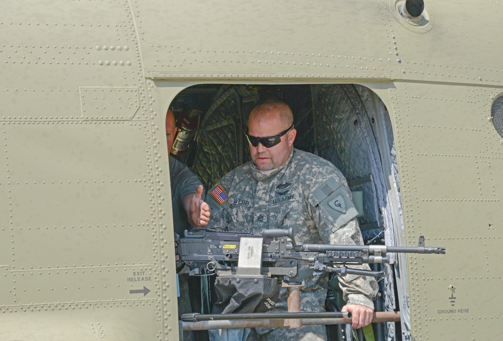 Gunnery Range Qualification during Northern Strike 2014, Camp Grayling, Michigan