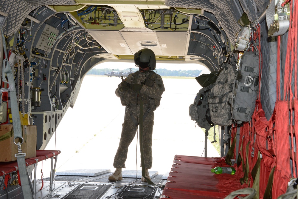 Gunnery range qualification during Northern Strike 2014, Camp Grayling, Michigan