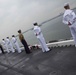 USS America Marines, Sailors man the rails for Rio de Janeiro departure