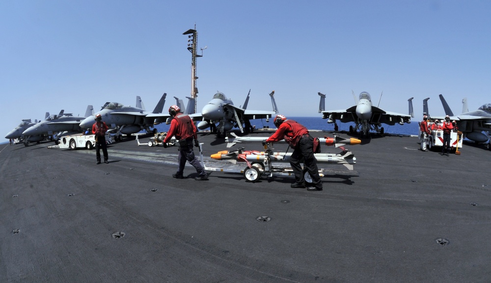 USS George H.W. Bush operations in the US 5th Fleet area of responsibility