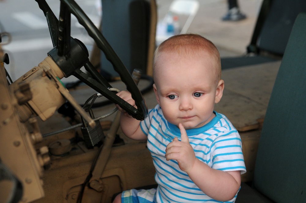 9-month-old calls Army Reserve No. 1