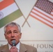 Hagel in New Delhi
