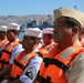 Mexican navy Sailors in formation aboard ARM Usumacinta during Partnership of the Americas 2014