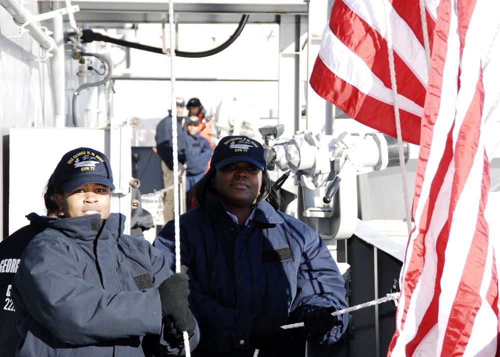 USS George H.W. Bush operations