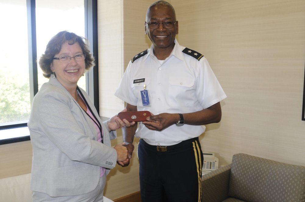 Commanding General of the District of Columbia National Guard, Major General Errol R. Schwartz visits U.S. Embassy Kingston, in Kingston, Jamaica