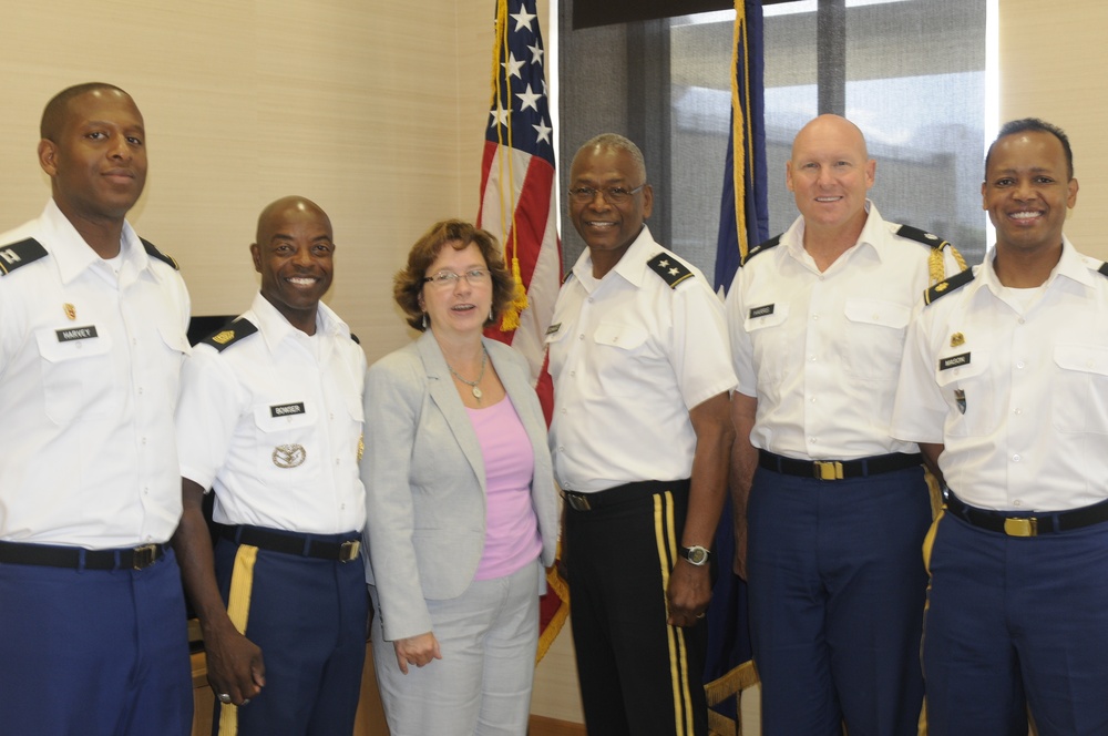 Commanding General of the District of Columbia National Guard, Major General Errol R. Schwartz U.S. Embassy Kingston, in Kingston, Jamaica.