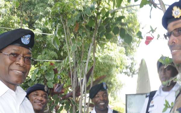 Commanding General of the District of Columbia National Guard, Major General Errol R. Schwartz visits Jamaica Defence Forces Headquarters in Kingston, Jamaica.