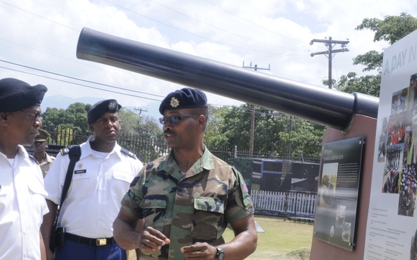 Commanding General of the District of Columbia National Guard, Major General Errol R. Schwartz visits Jamaica Defense Force Headquarters in Kingston, Jamaica.
