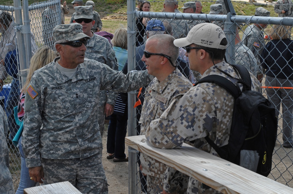 Michigan National Guard hosts visitors for Operation Northern Strike 2014, Camp Grayling, Michigan