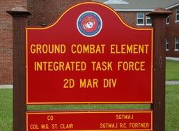 Marines, Sailors join the Ground Combat Element Integrated Task Force