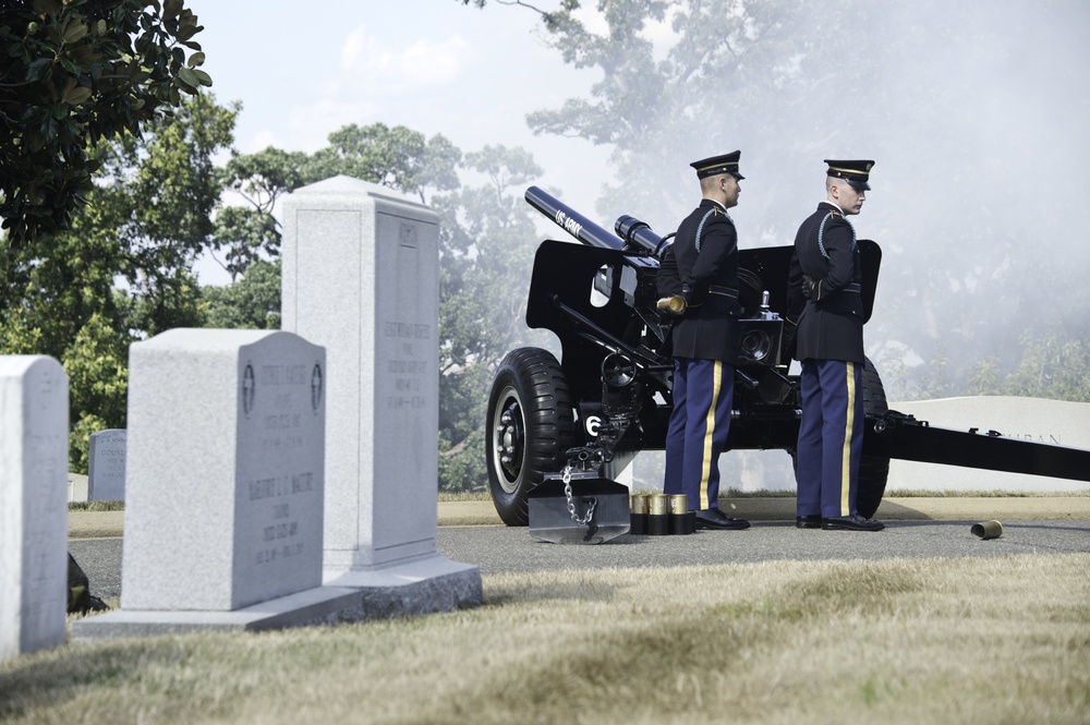 Military funeral for Maj. Gen. Harold J. Greene