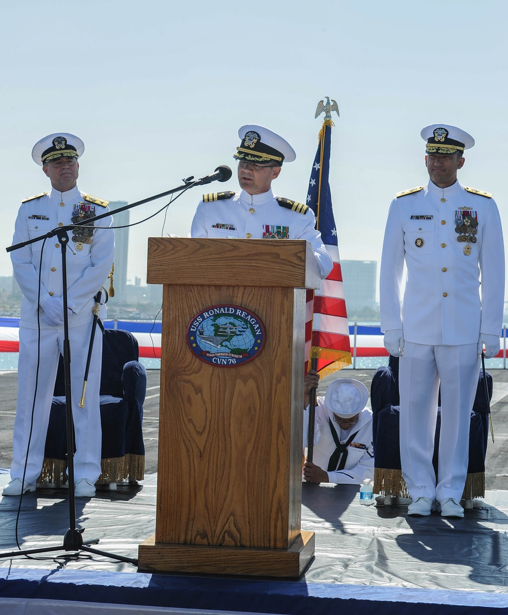 Carrier Strike Group Nine change of command 2014