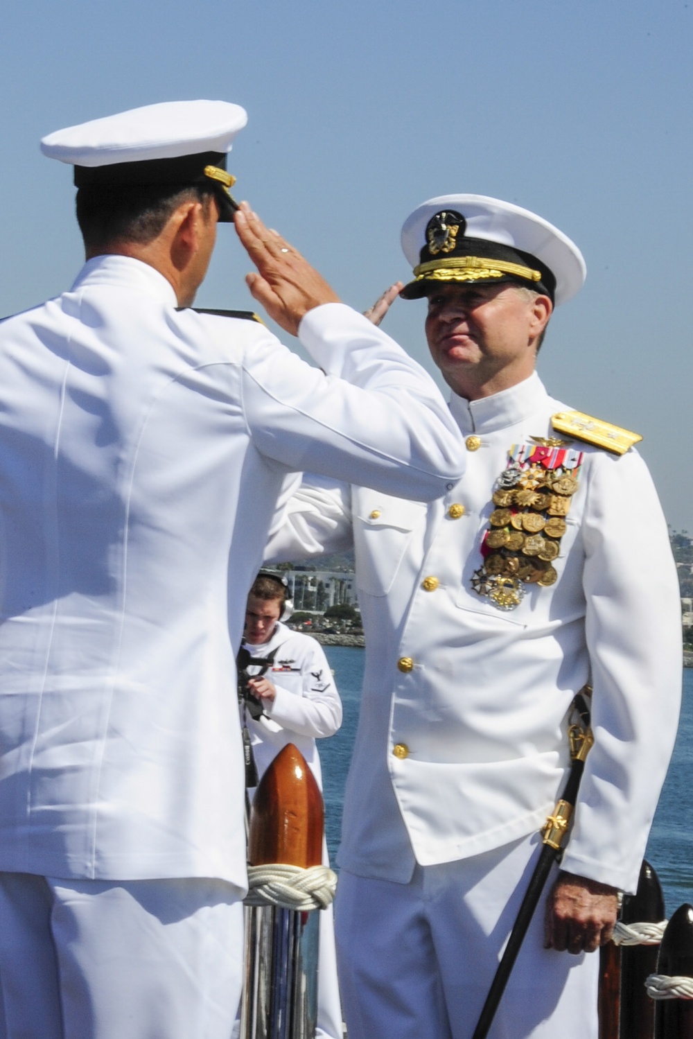 Carrier Strike Group Nine change of command, Rear Adm. Patrick D. Hall retirement ceremony 2014