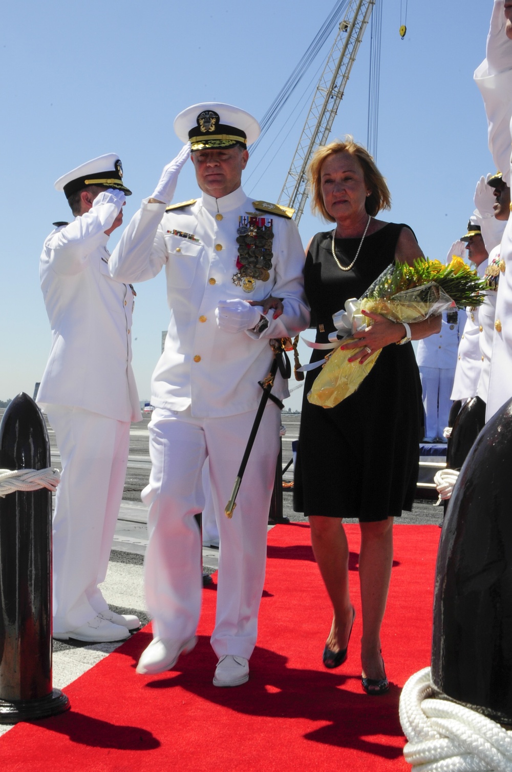 Carrier Strike Group Nine change of command, Rear Adm. Patrick D. Hall retirement ceremony 2014