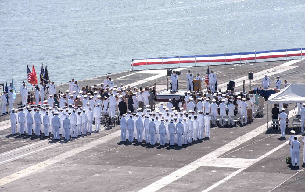 Carrier Strike Group Nine change of command, Rear Adm. Patrick D. Hall retirement ceremony 2014