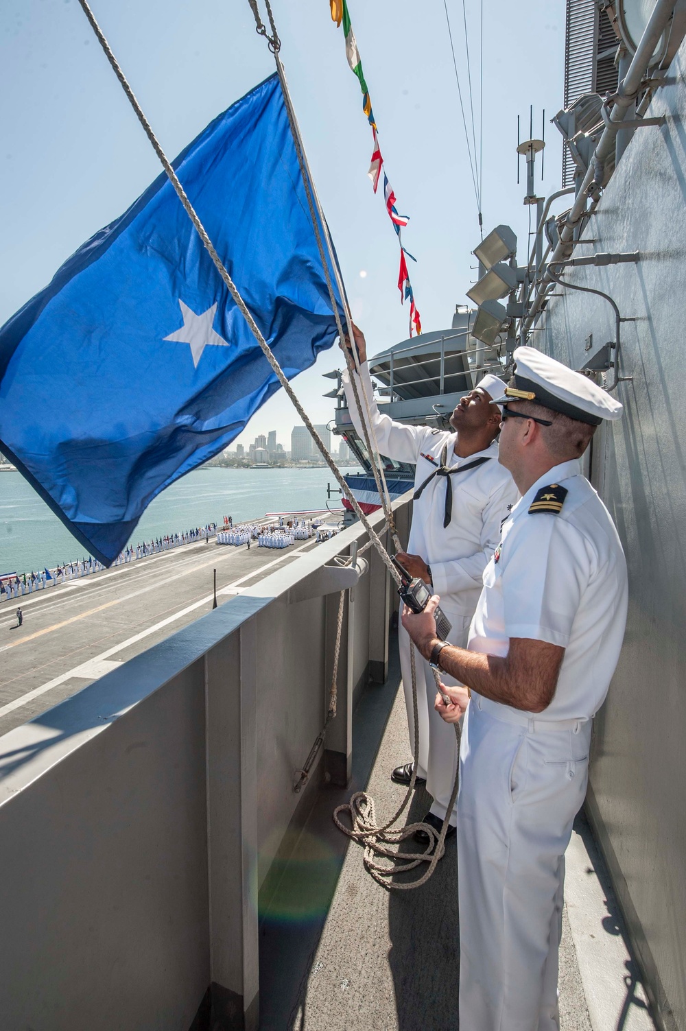 Carrier Strike Group Nine change of command, Rear Adm. Patrick D. Hall retirement ceremony 2014