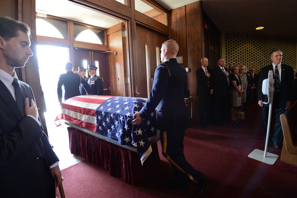 Military funeral in honor of Maj. Gen. Harold J. Greene