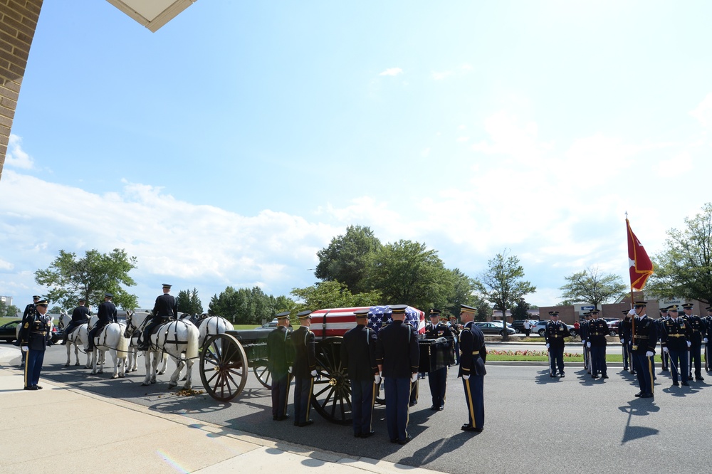 Military funeral in honor of Maj. Gen. Harold J. Greene