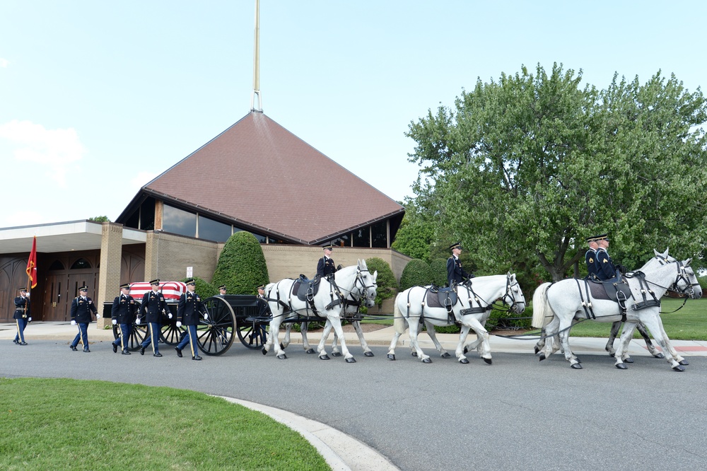 Military funeral in honor of Maj. Gen. Harold J. Greene