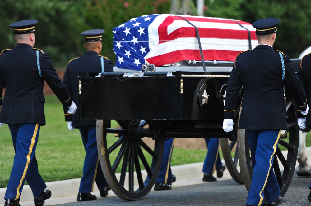 Military funeral in honor of Maj. Gen. Harold J. Greene