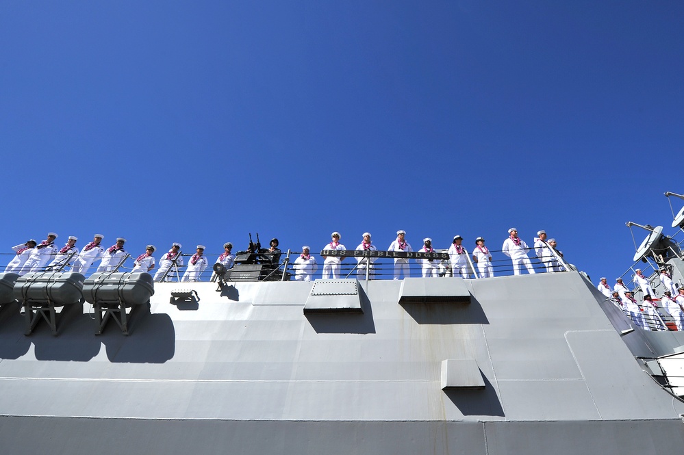 USS Preble arrives at Pearl Harbor