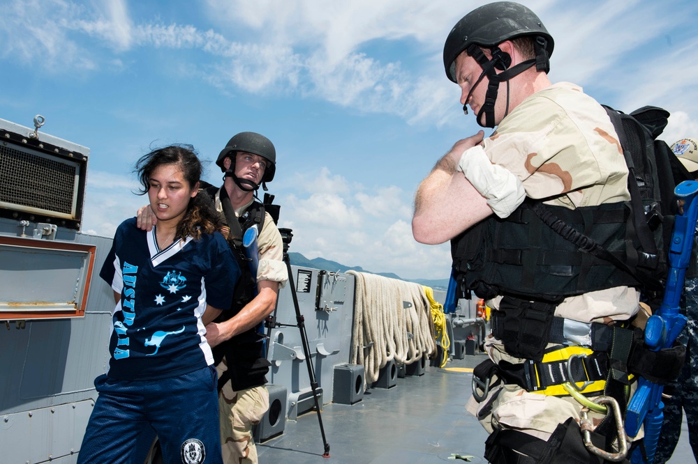 USS Germantown operations