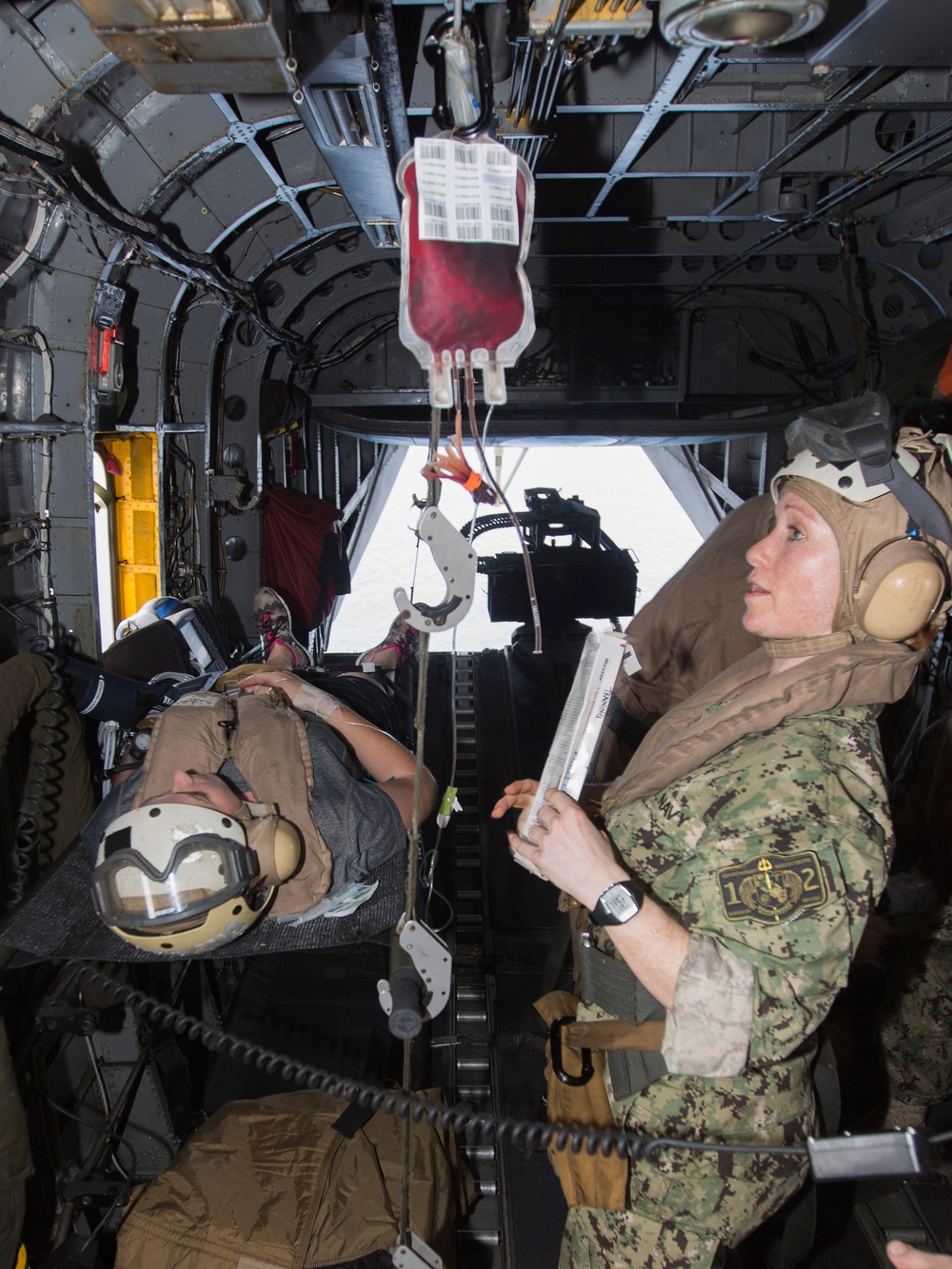 Navy, Marine team works together to hone life-saving skills in the sky