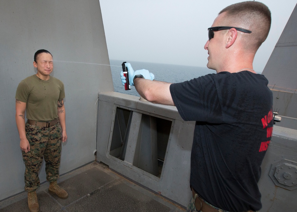 Mesa Verde Marines fight through pain during OC course