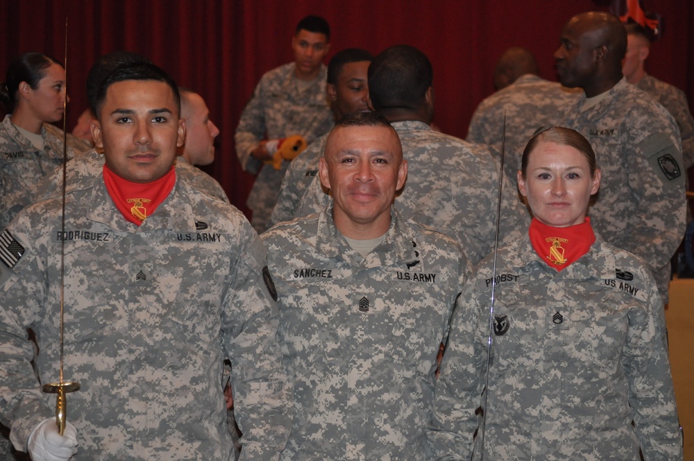'Strike First' Battalion inducts 28 sergeants to NCO Corps