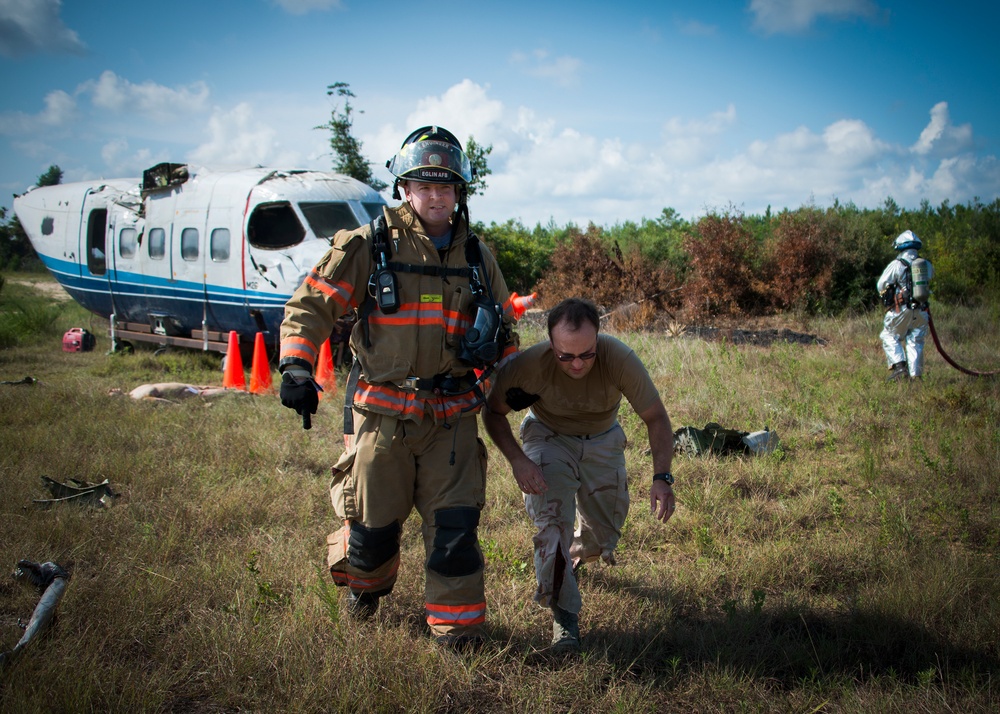Eglin/Duke major accident response exercise: C-145