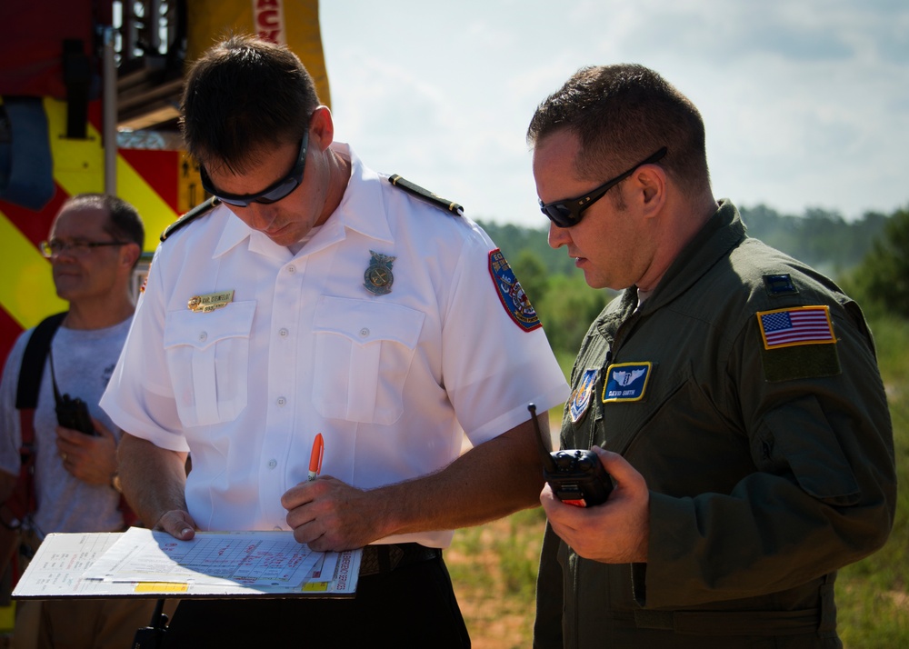 Eglin/Duke major accident response exercise: C-145