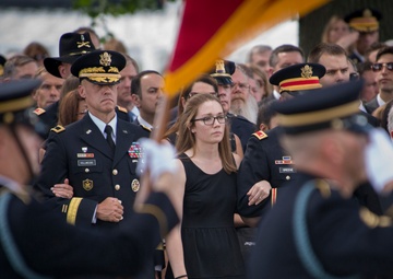 Maj. Gen. Harold J. Greene's military funeral