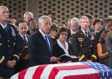 Maj. Gen. Harold J. Greene's military funeral