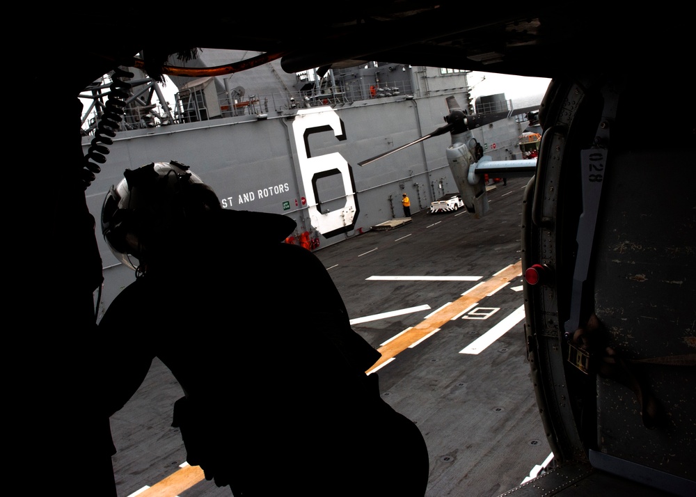 Seahawk returns to future USS America
