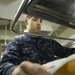 Operations aboard future USS America's laundry facilities