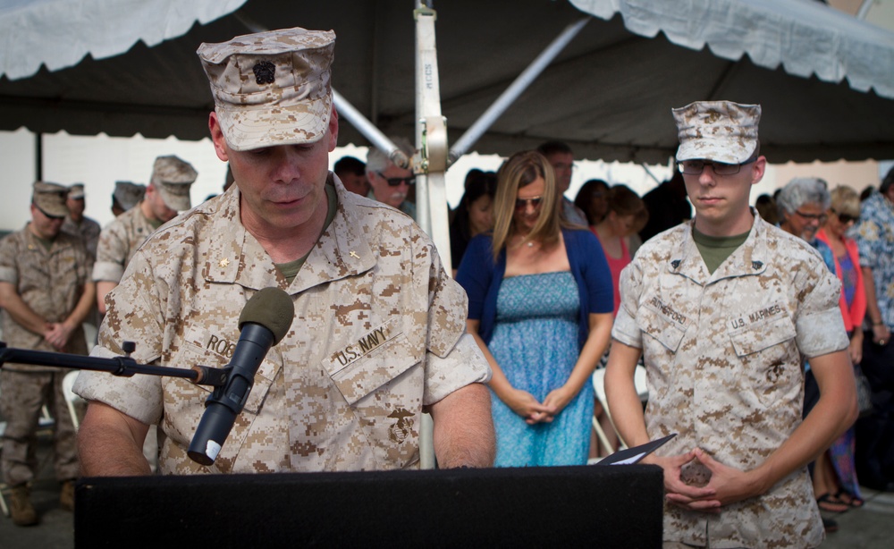 Marine Corps Base Hawaii (MCBH) Change of Command Ceremony 2014