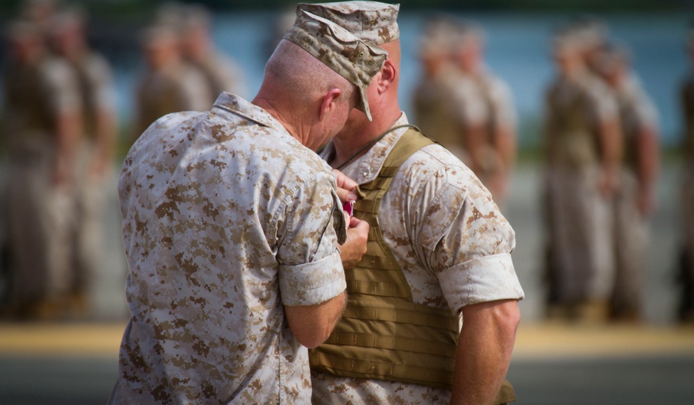 Marine Corps Base Hawaii (MCBH) Change of Command Ceremony 2014