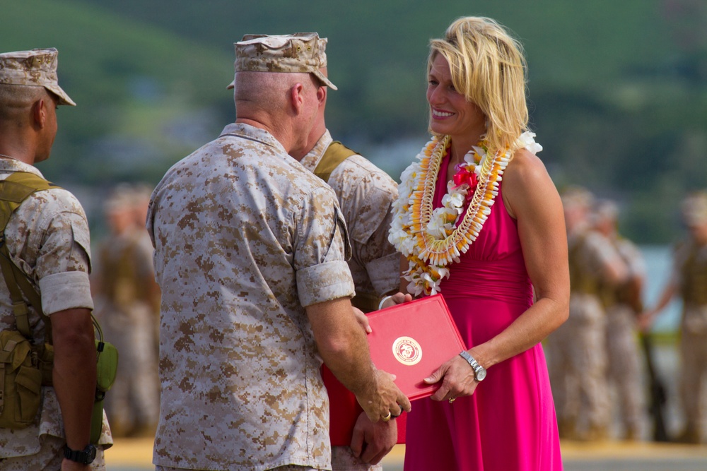 Marine Corps Base Hawaii (MCBH) Change of Command Ceremony 2014