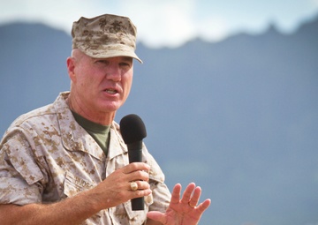 Marine Corps Base Hawaii (MCBH) Change of Command Ceremony 2014