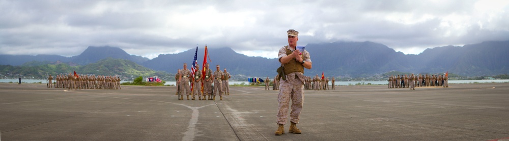 Marine Corps Base Hawaii (MCBH) Change of Command Ceremony 2014