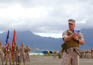 Marine Corps Base Hawaii (MCBH) Change of Command Ceremony 2014